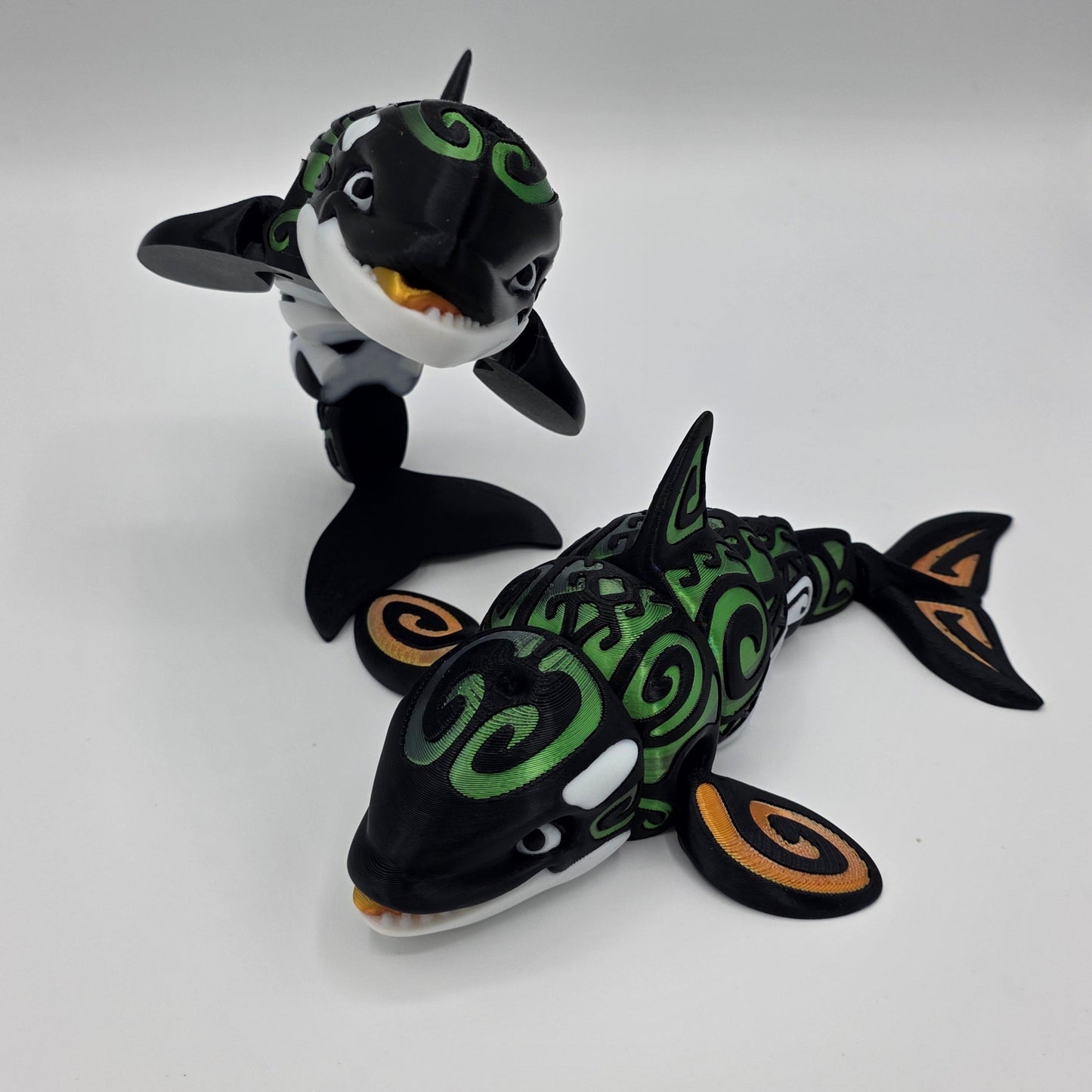 Tattooed Orca – A Splash of Ocean Attitude!