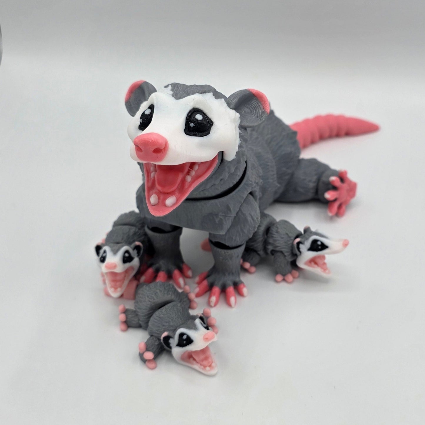Cute Flexi Opossum, Articulated Adorable Opossum Toy
